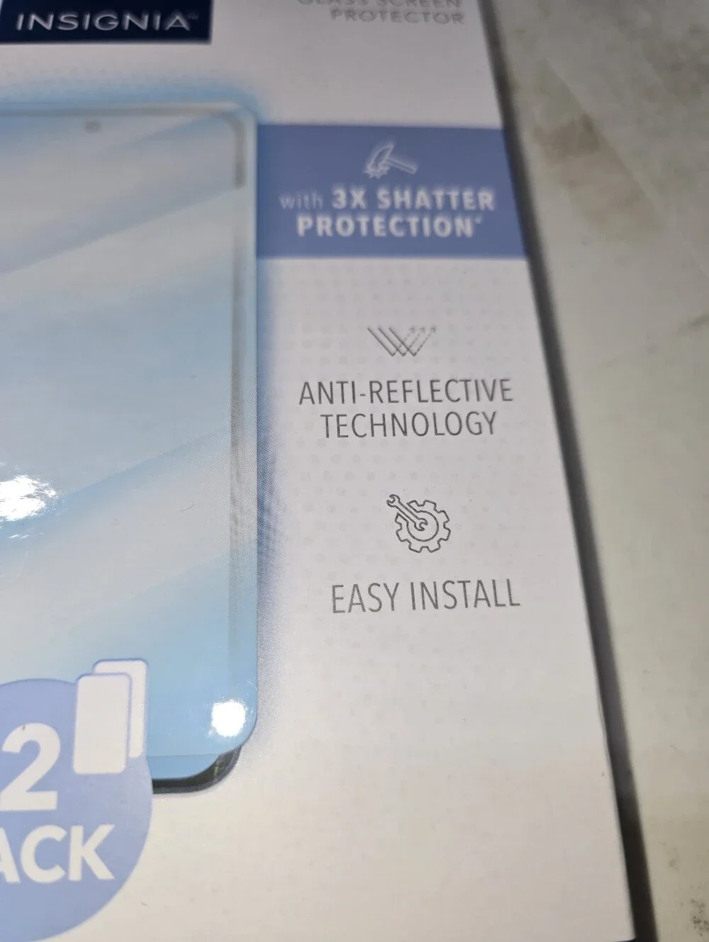 Insignia, 1 Only Pack,  Anti-Reflective Phone Screen Protector, Samsung S24+
